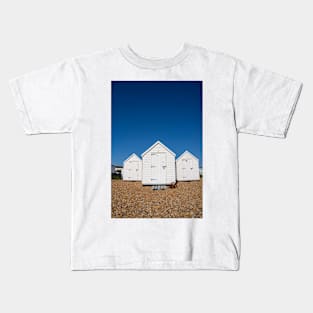 White beach huts, Kids T-Shirt